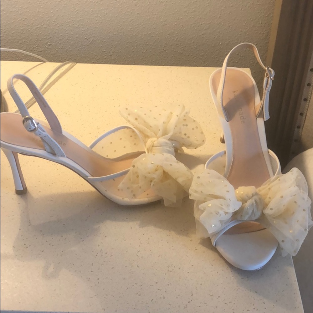 Kate spade bridal pumps